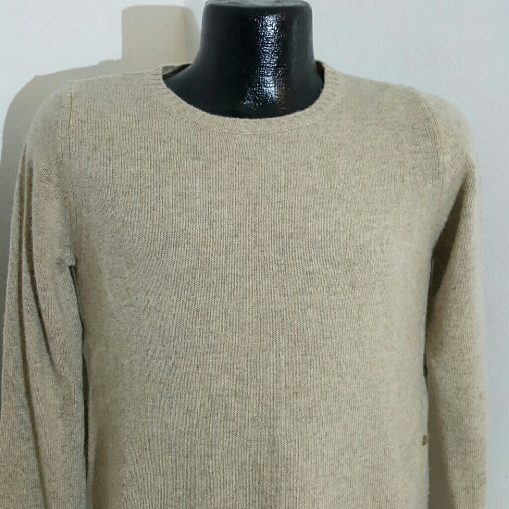 Benedetta B. sweater cashmere blend cream round neck women size M